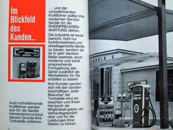Rheinpreussen "Der Zuendschluessel" Gasstation-Magazine complet vintage 1965 binding (6172)